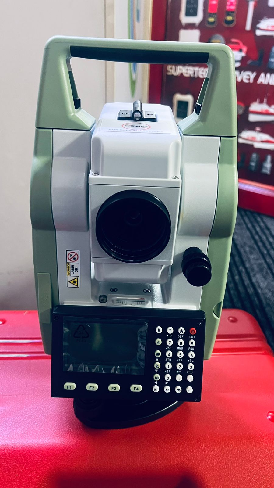 Survey-grade total station used by Fortress Surveying